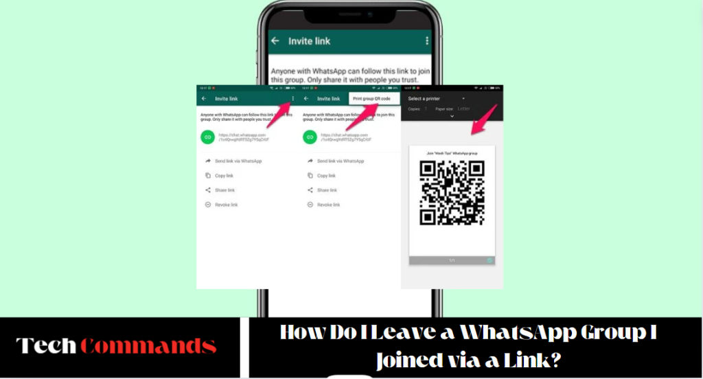 How Do I Leave a WhatsApp Group I Joined via a Link